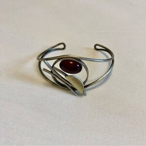 Christophe Poly Cuff Bracelet | Artisan Modernist Jewelry | MCM Style